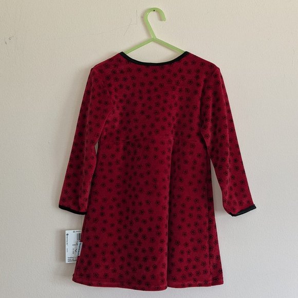 NWT Vintage 90s Velour Dress - Picture 2 of 4